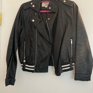 Outer Edge Vegan Leather Jacket